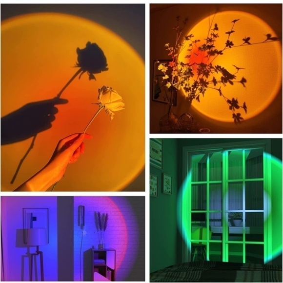 Brand New Sunset Lamp Projector Night Light with Remote & APP Control - Picture 8 of 9
